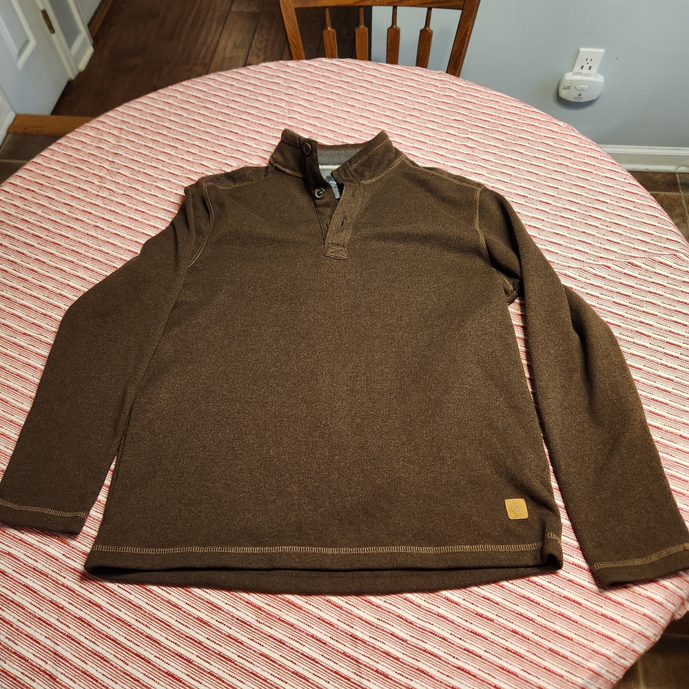 G.H. Bass & Co. Dark Brown Crewneck Sweater